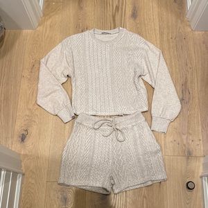 Sweater and Short Set